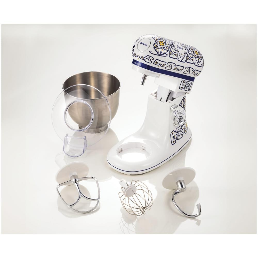 Impastatrice 1588 Capri Planetaria 7 Velocità Potenza 2400 Watt Capacita 5,5 Litri Tazza Acciaio Inox - Foto 7