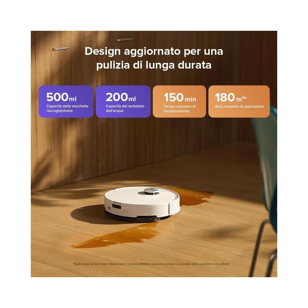 Q10 S5 Set Aspirapolvere Robot, 10.000Pa, Panno Sollevabile, Pulizia VibraRise 2.0 (3000 volte /min), Anti-groviglio, Evitamento degli Ostacoli, Strategie Tappeti, Controllo APP, Navigazione PreciSense LiDAR, Bianco - Foto 9