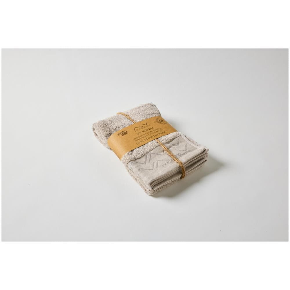 Linea Bagno Plane - Set Asciugamani 1+1 e Telo Bagno - Beige / ALV Set 1+1 da bagno - Foto 1