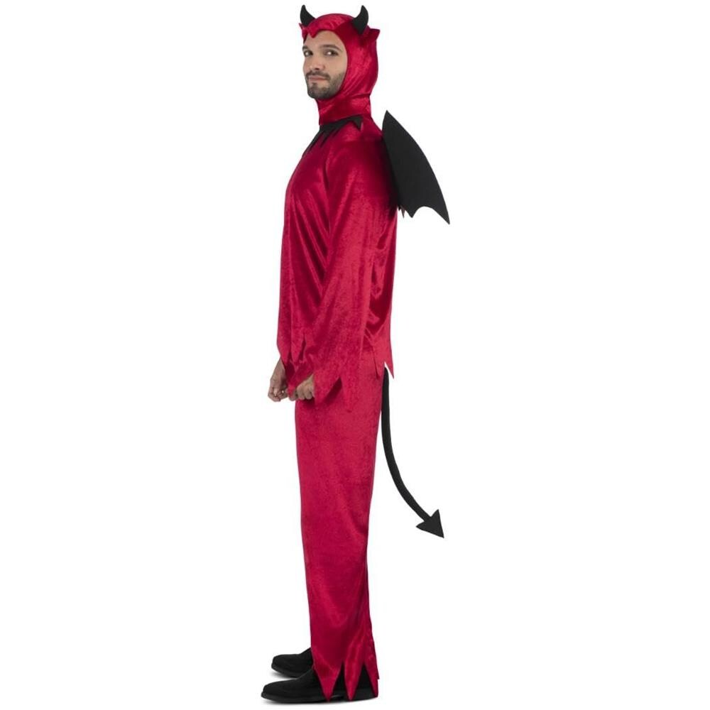 Costume da diavolo Cappello, ali, camicia e pantaloni con coda taglia L - Foto 2