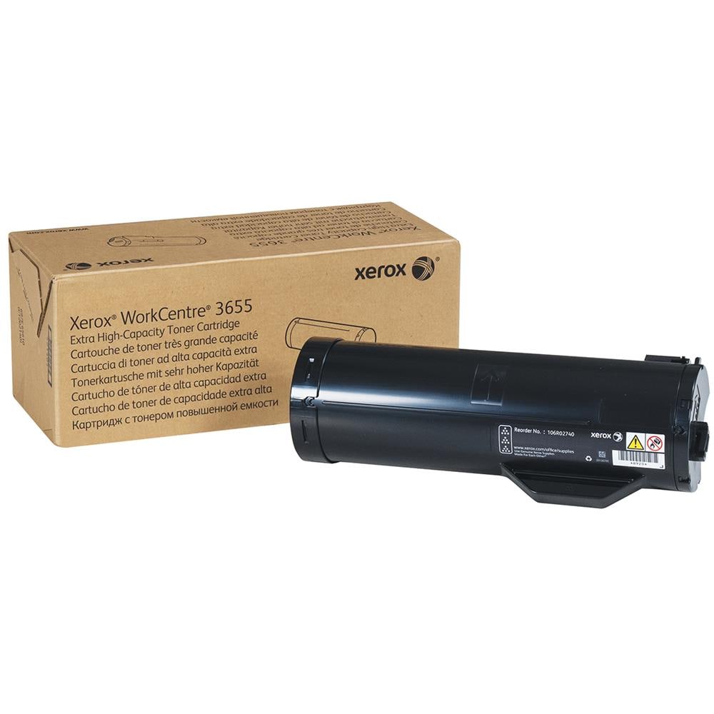 106R02740 Toner Originale Nero per WORKCENTRE 3655 Capacità 25900 Pagine - Foto 1