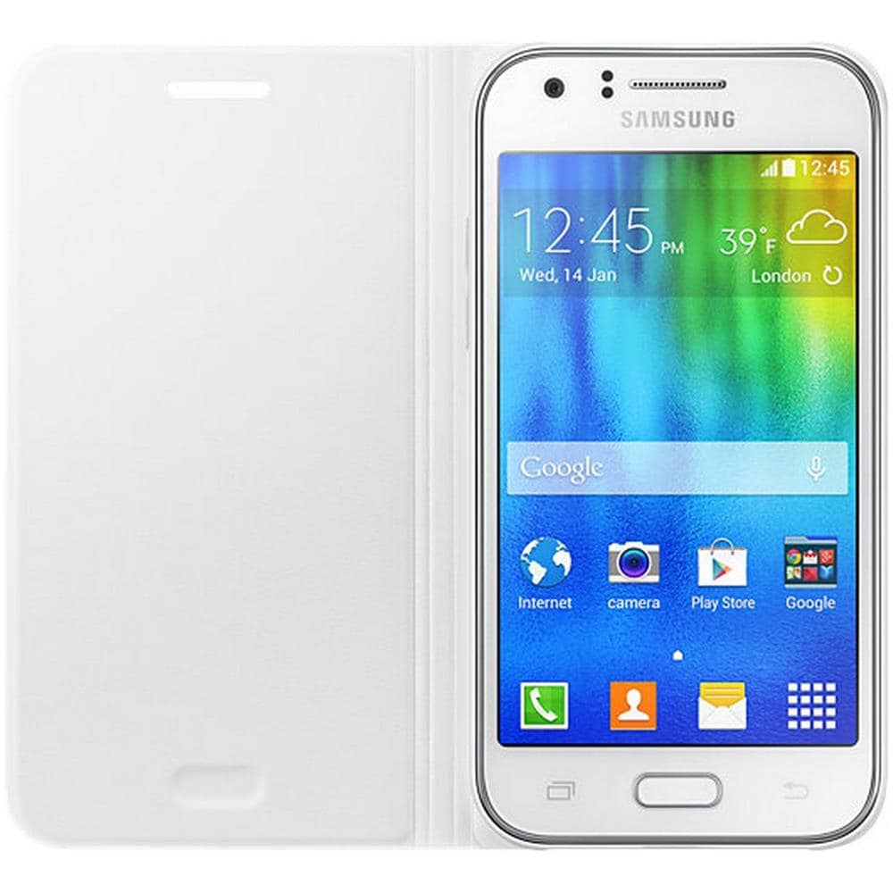 Sam Flip Cover Galaxy J1 White - Foto 3