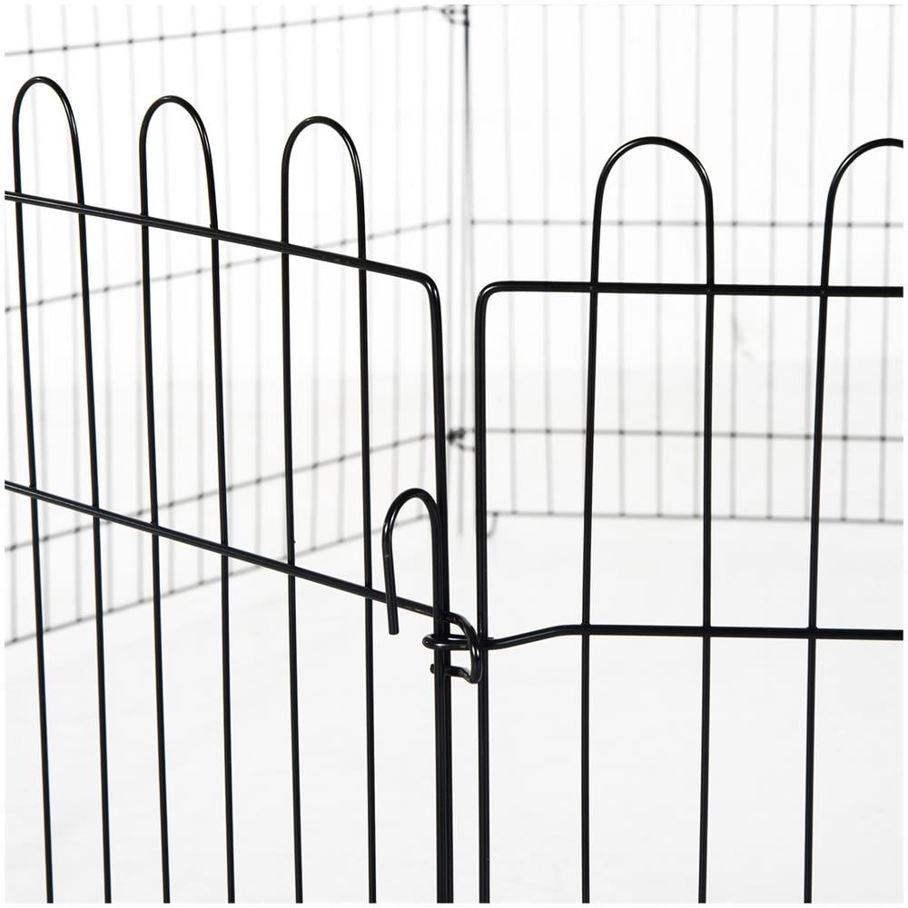 Recinto Gabbia Per Cani Gatti In Acciaio 8 Pezzi 158 X 61cm - Foto 2