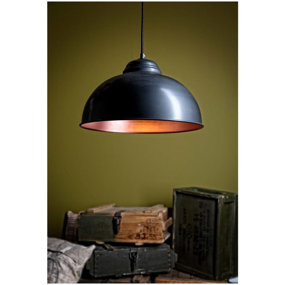 Lampada A Sospensione Truto 2 Nero E Ramato 49247 - Foto 2