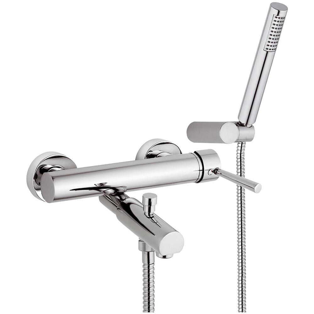Rubinetto Per Bagno In Acciaio Inox Cromato, Miscelatore Per Acqua Calda E Fredda Facile Da Installare Dimensioni Altezza 185 Cm Lunghezza 193 Cm 89555120