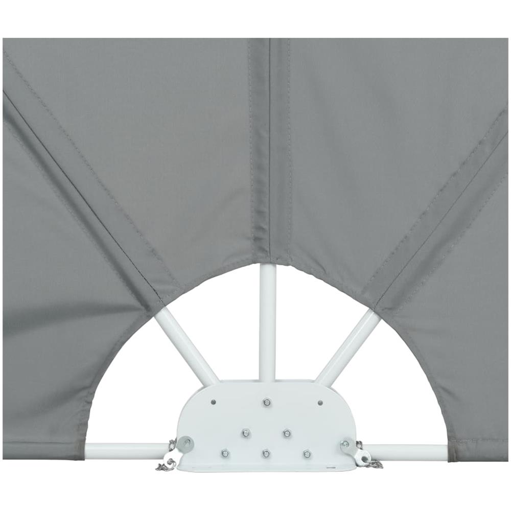 Tenda Laterale per Terrazza Pieghevole Grigio 300x200 cm - Foto 8