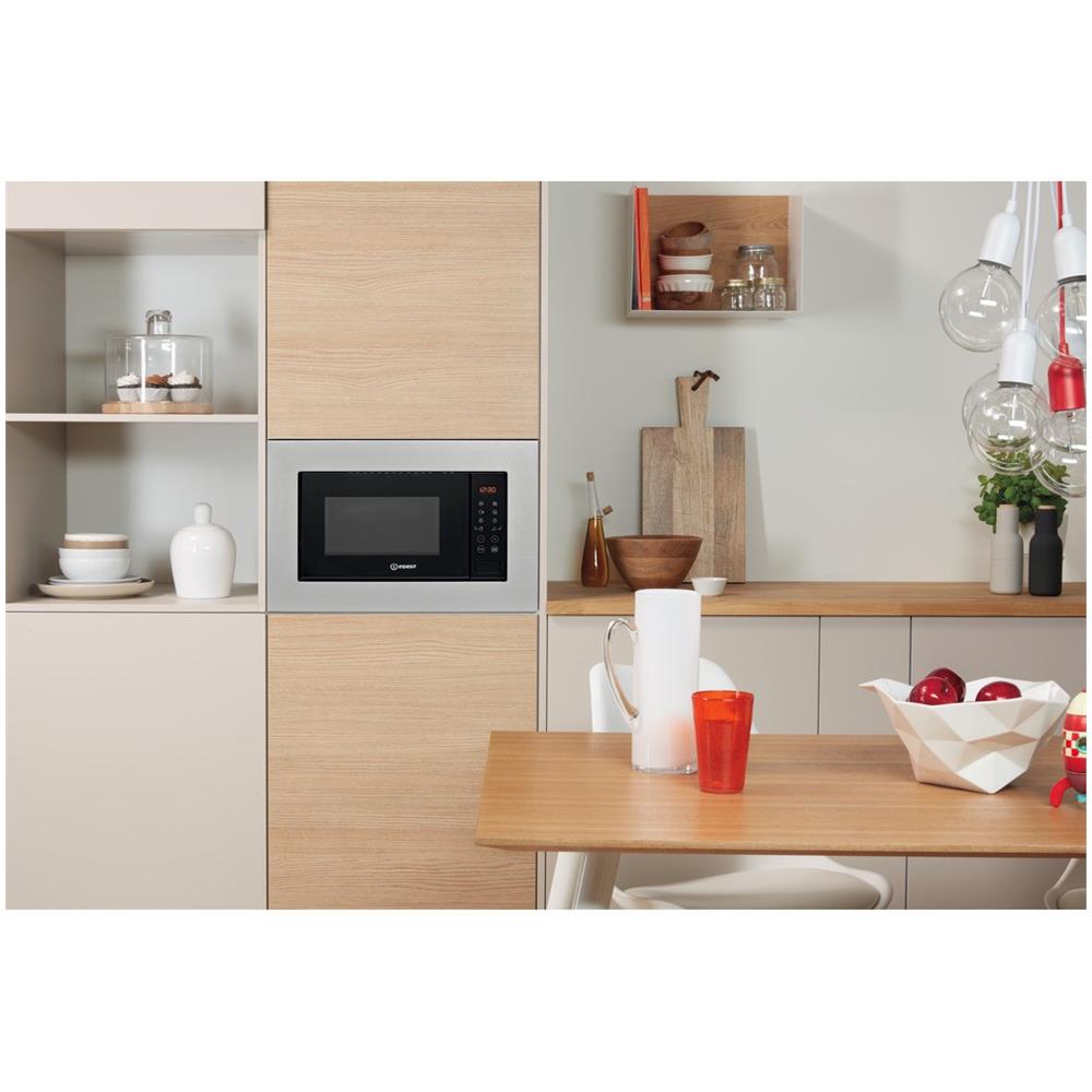 INDESIT - MWI 120 GX Forno Microonde da Incasso con Grill Capacità 20 Litri  Potenza 800 Watt Colore Acciaio Inox - ePRICE