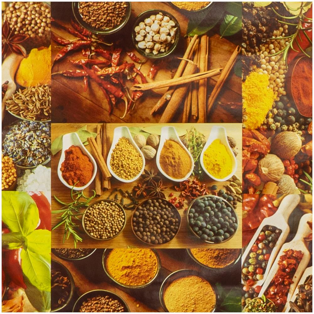 Tovaglia In Tela Cerata In Pvc Antimacchia Resistente E Facile Da Tagliare 140x500 Cm - Spezie - Foto 2