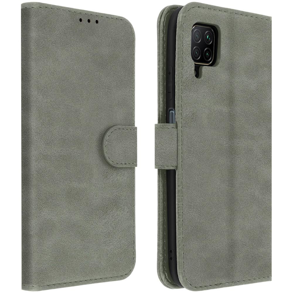 Custodia Huawei P40 Lite Portadocumenti Funzione Supporto Grigio - Foto 1