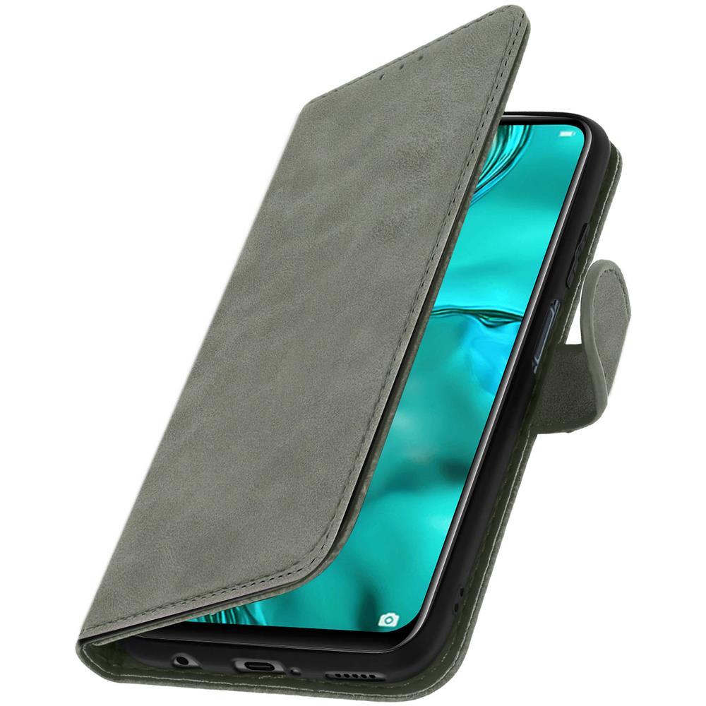 Custodia Huawei P40 Lite Portadocumenti Funzione Supporto Grigio - Foto 5