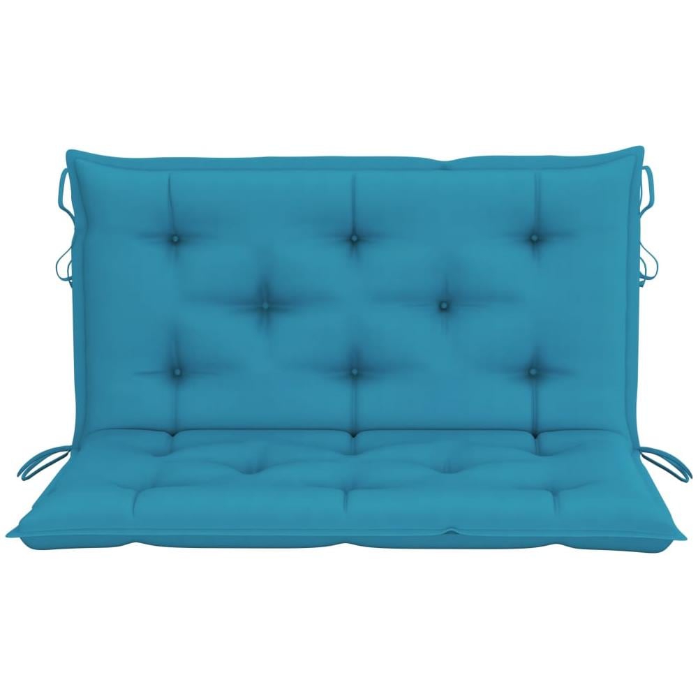 Cuscino per Panca Azzurro 100x (50+50) x7cm in Tessuto Oxford - Foto 2