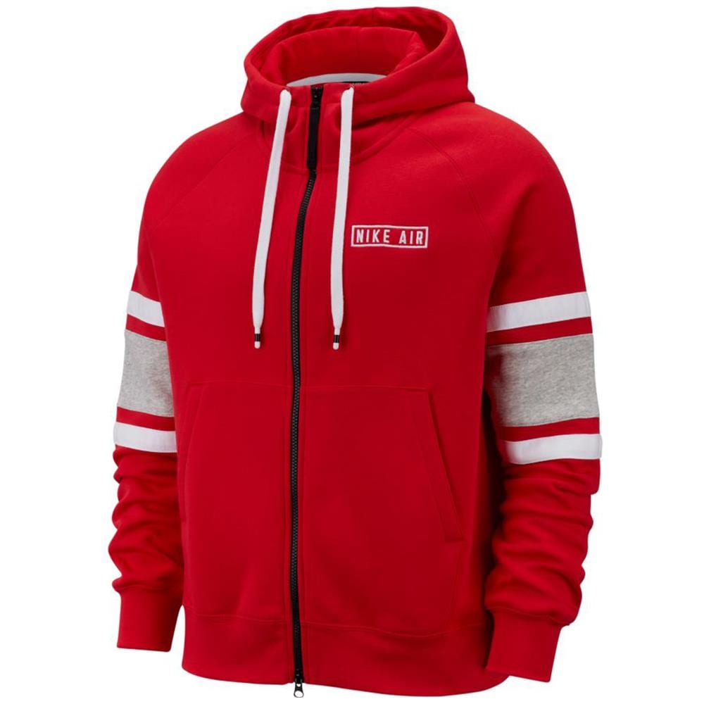 Felpa Full Zip Uomo Sportwearair Rossa Taglia Xs Codice Bv5149-657 - Foto 1