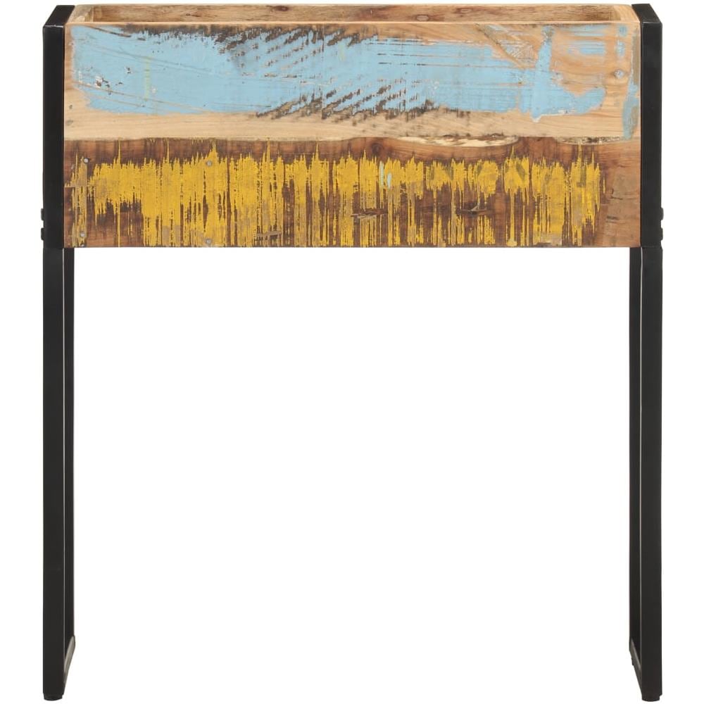 Fioriera 60x20x68 cm in Legno Massello di Recupero - Foto 3