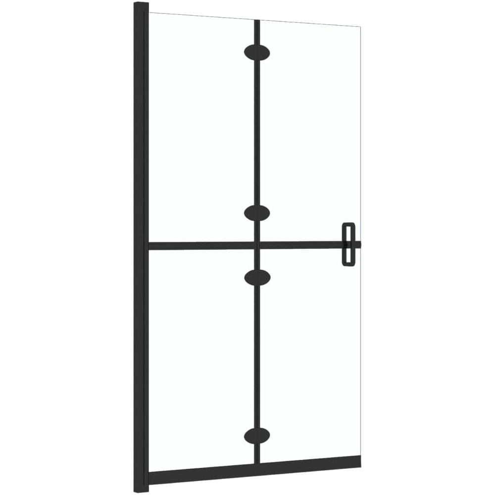 Parete Per Doccia Walk-in Pieghevole In Vetro Esg 100x190 Cm - Foto 6