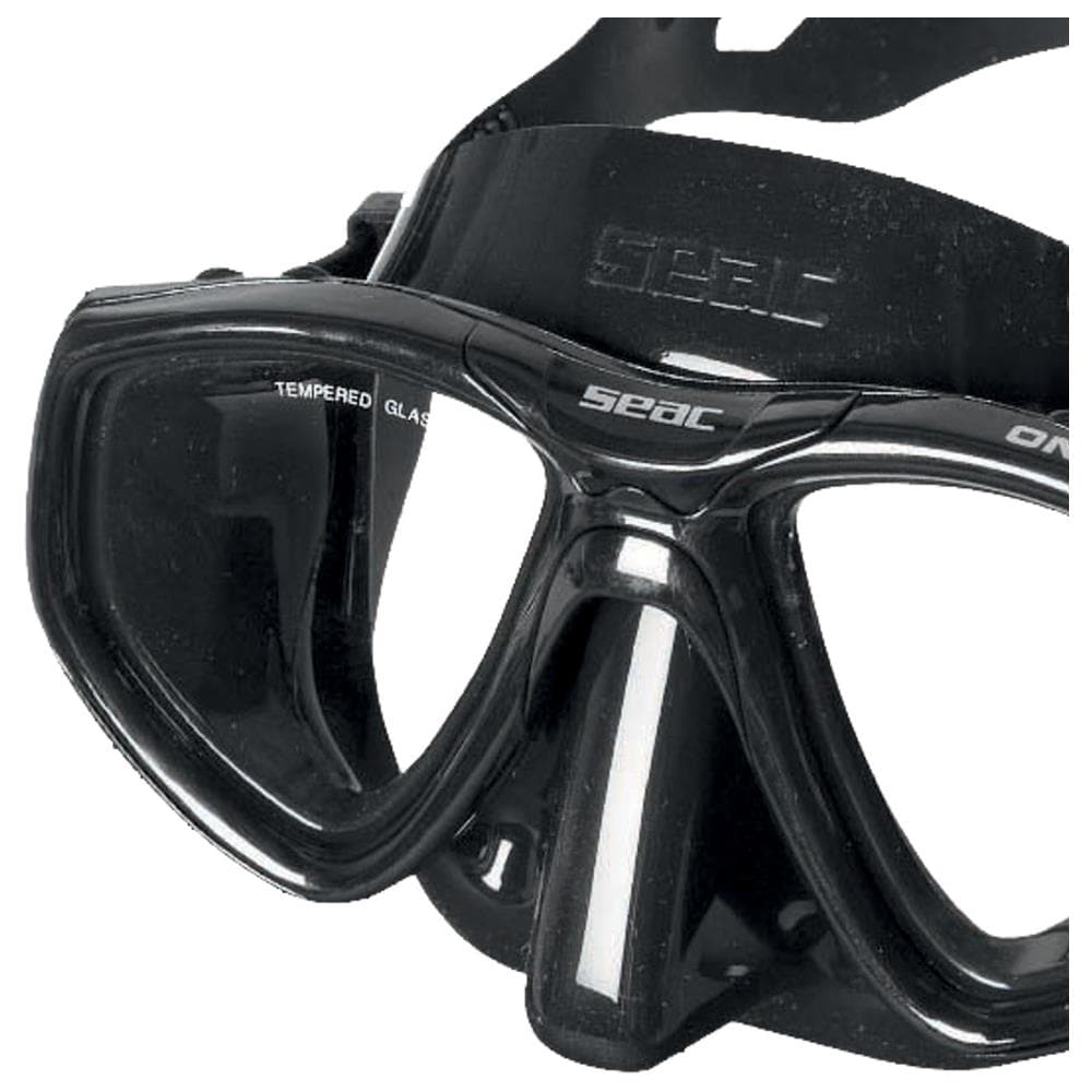 Maschera One S / bl Nero Trasparente Nero - Foto 3