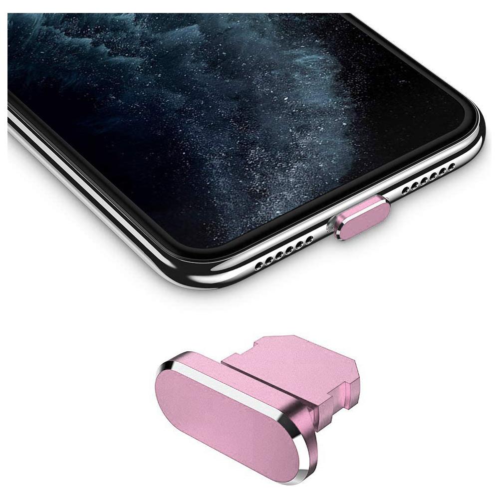 Cappuccio Protettivo Compatibile Con Apple Iphone In Rosa - Spina Di Protezione Dalla Polvere Spina Per La Porta Di Ricarica Antipolvere - Foto 1