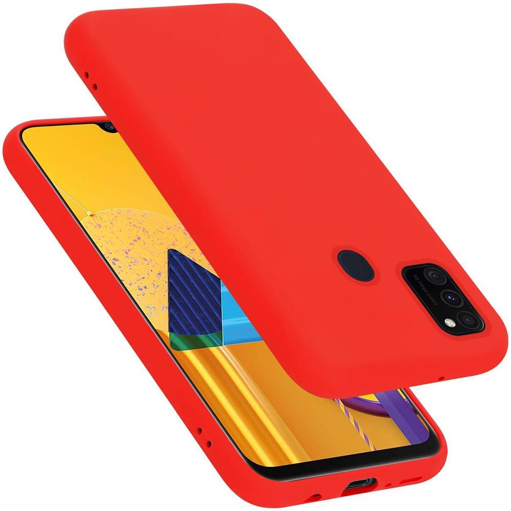 Custodia Compatibile Con Samsung Galaxy M21 / M30s In Liquid Rosso - Coperchio Protettivo In Silicone Tpu Flessibile - Foto 1