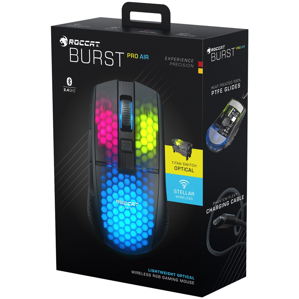 Mouse Da Gioco Cablato Burst Pro Air Nero - Foto 10