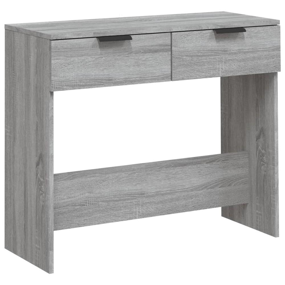 Tavolino Consolle Grigio Sonoma 90x36x75 Cm Legno Multistrato - Foto 2