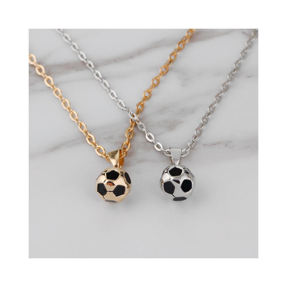 Collana Con Ciondolo Calcio Silver - Foto 2