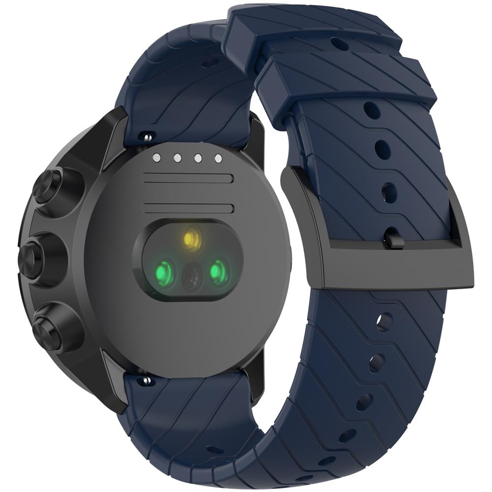 Cinturino Per Orologio Modello Esteso In Twill Di Silicone Per Garmin Forerunner 22 Mm Blue - Foto 2