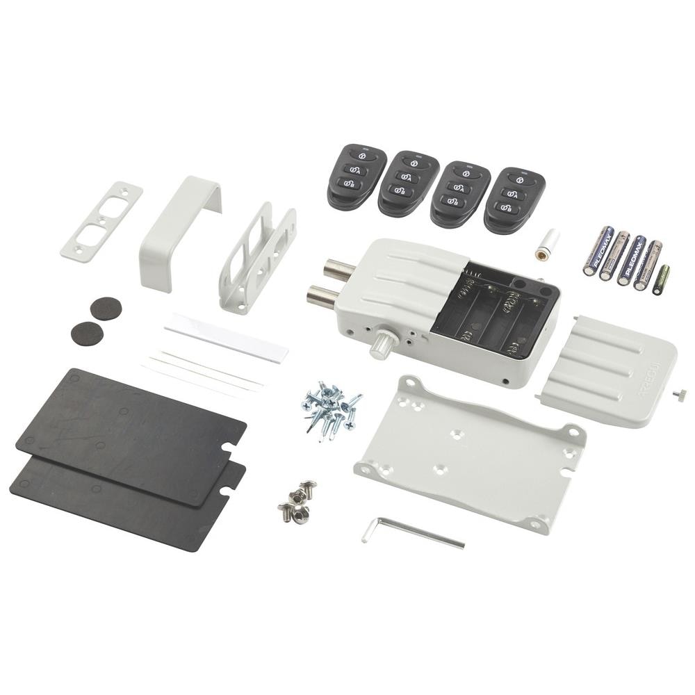 Ci10b-e Serratura Di Sicurezza Invisibile Per Porta Con 4 Telecomandi, Serratura Elettronica Per Porta, Serratura Wireless, Catenaccio Interno - Foto 3