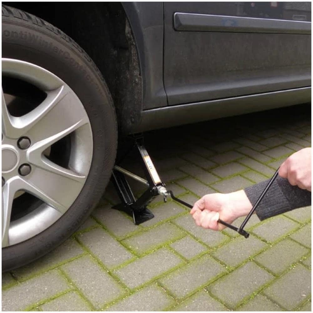 Cric A Pantografo 1500 Kg Nero - Foto 1