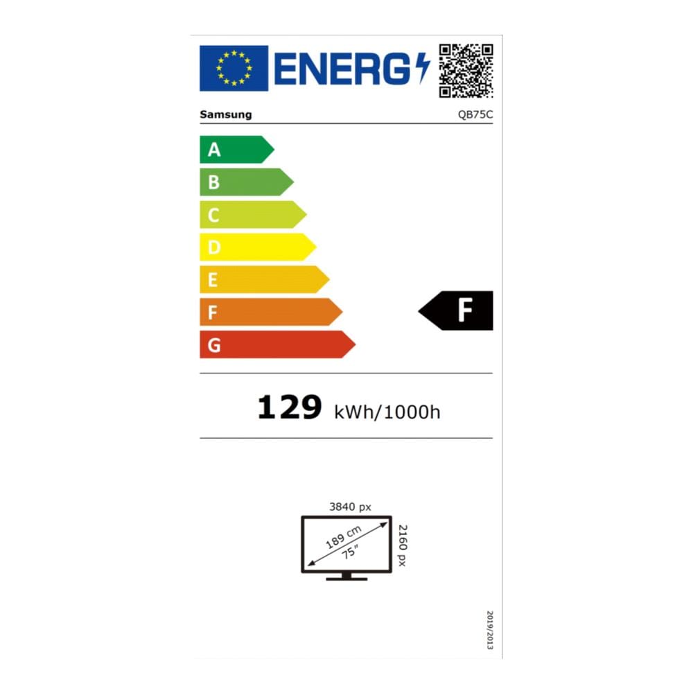 Display LFD 75" VA LH75QBCEBGCXEN 3840 x 2160 4K Ultra HD - Foto 2