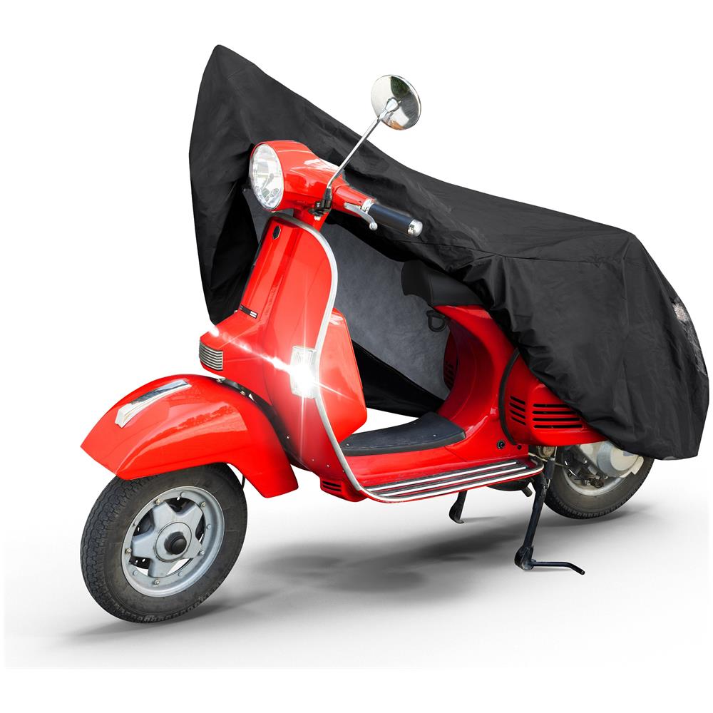 Garage Per Motociclette Dimensioni Scooter S Pvc - 185 X 90 X 110 Cm Nero - Foto 1