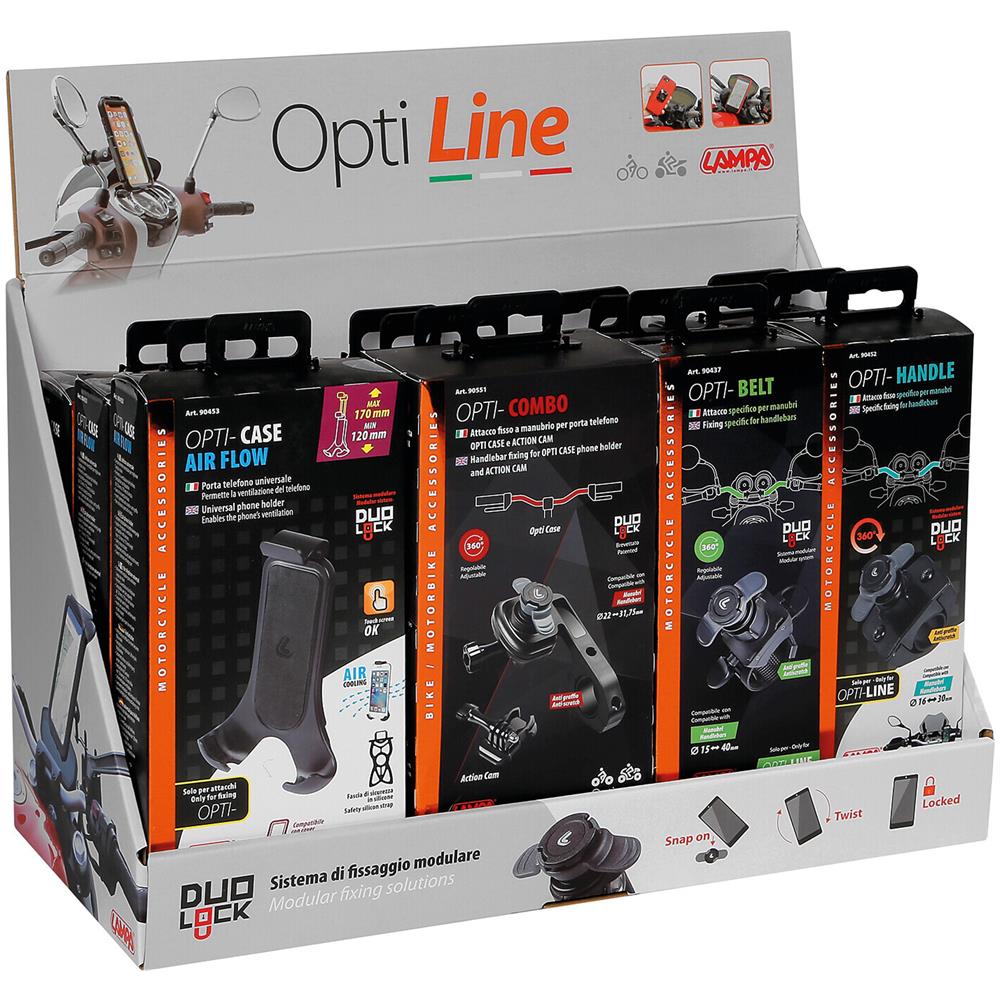 Bicycle Set, Espositore Da Banco In Cartone, Completo Di Prodotti Optiline - Foto 1