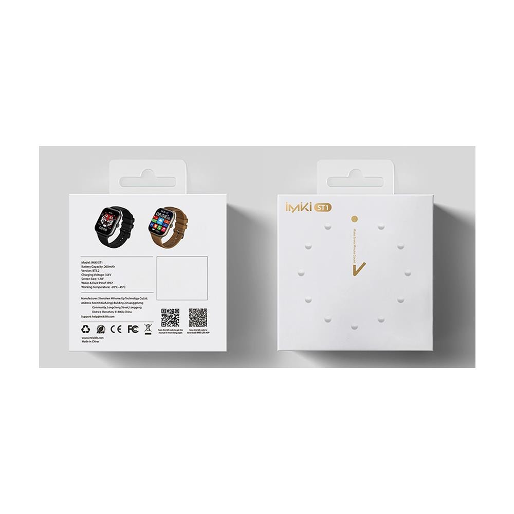 ST1 4,52 cm (1.78") IPS 41 mm Digitale 368 x 448 Pixel Touch screen Scuro Metallizzato - Foto 2