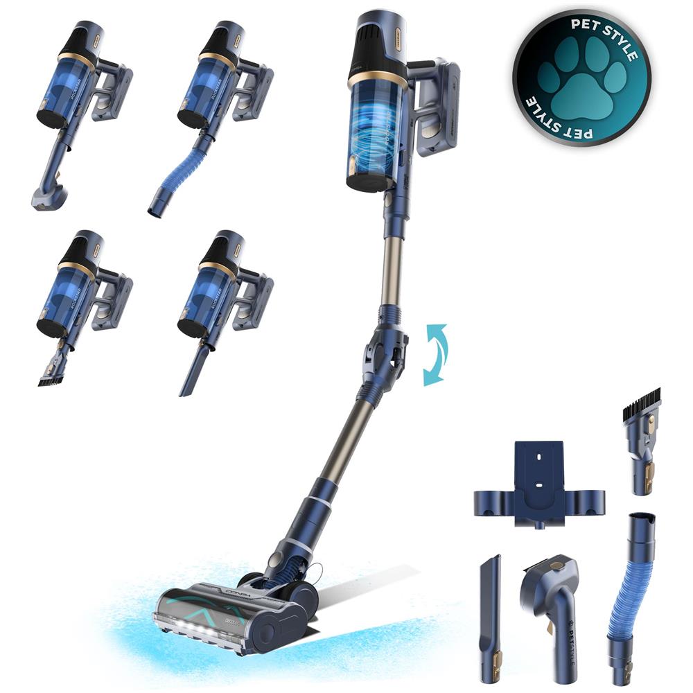 Conga Rockstar RS70 Pet Flex aspirapolvere senza filo Blu Senza sacchetto - Foto 1