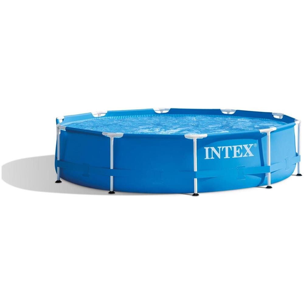 28202NP - Piscina Metal Frame Rotonda con Pompa Filtro 305x305x76 cm - Foto 1