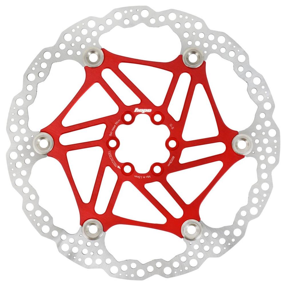 Disco Floating 6 Fori Rosso 160mm - Foto 1