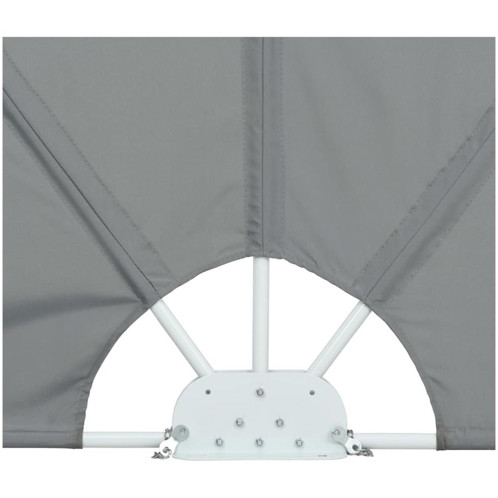 Tenda Laterale per Terrazza Pieghevole Grigio 300x150 cm - Foto 8