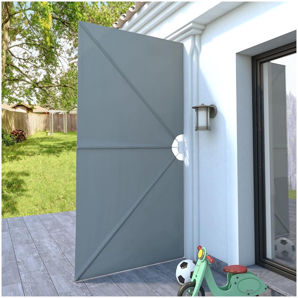 Tenda Laterale per Terrazza Pieghevole Grigio 300x150 cm - Foto 2