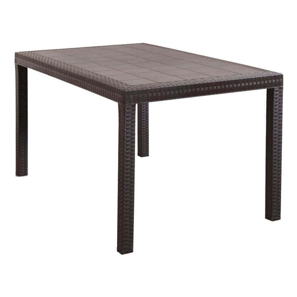 Caligola - Tavolo Da Giardino In Wicker - Foto 1