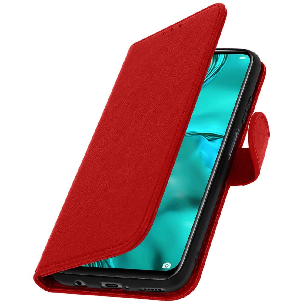 Custodia Huawei P40 Lite Portadocumenti Funzione Supporto Rosso - Foto 2