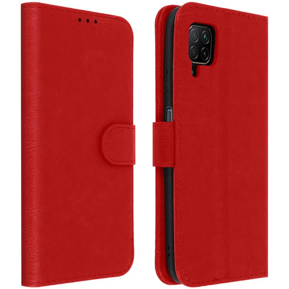 Custodia Huawei P40 Lite Portadocumenti Funzione Supporto Rosso - Foto 1