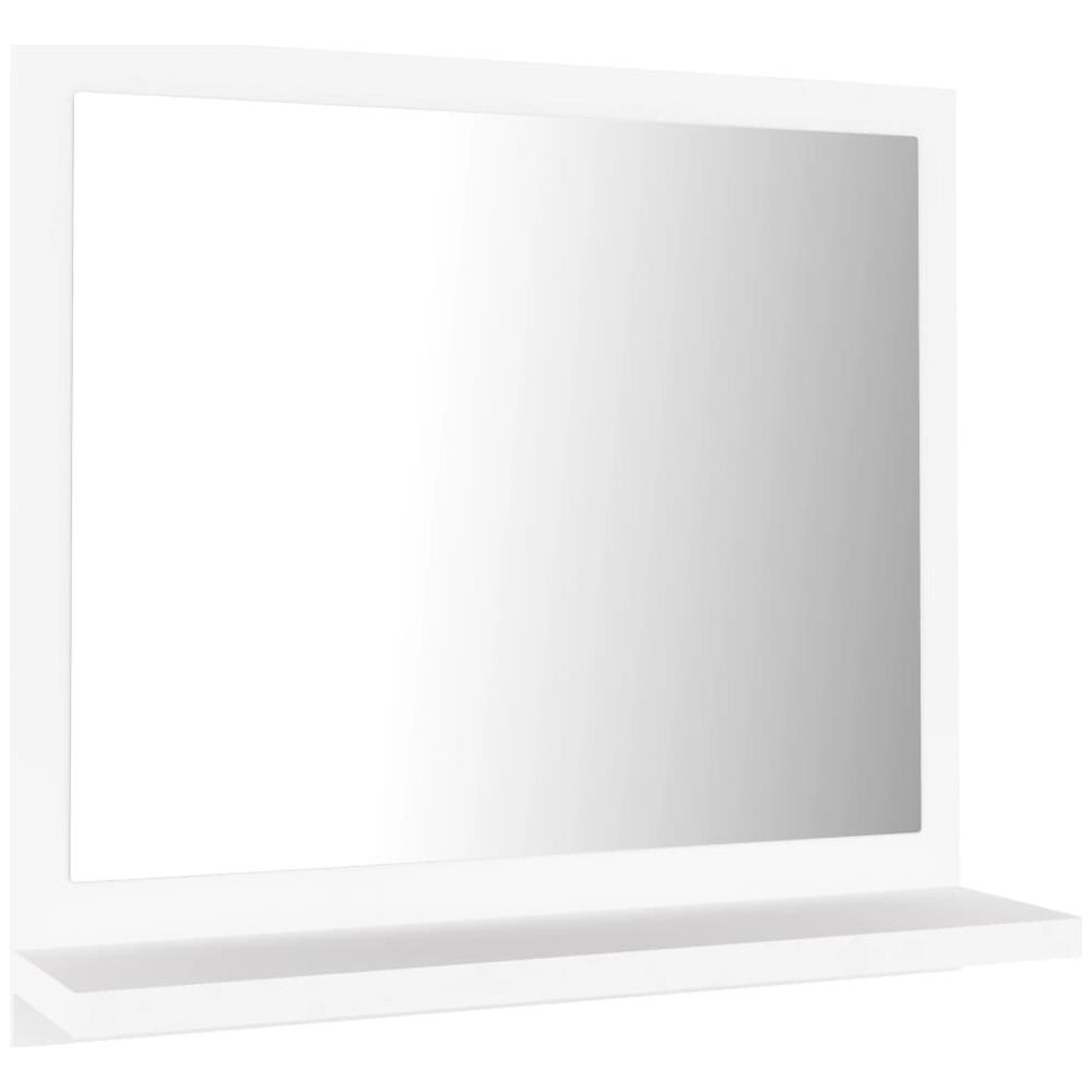 Specchio da Bagno Bianco 40x10,5x37 cm in Legno Multistrato - Foto 2