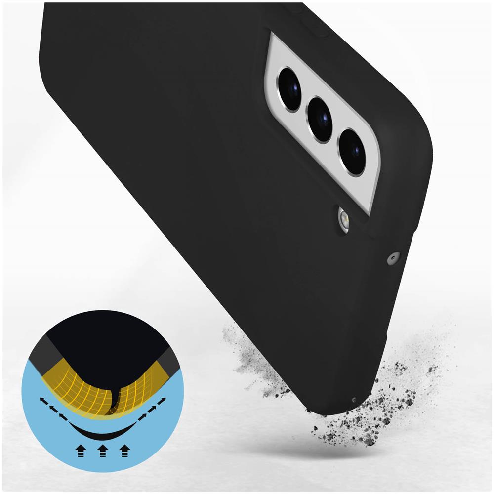 Cover Per Samsung Galaxy S22 Plus In Silicone Semi-rigido Soft-touch Nera - Foto 2