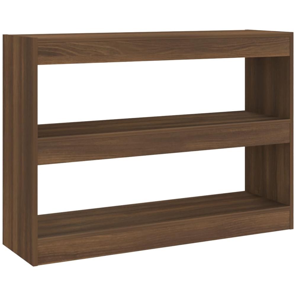 Libreria / divisorio Rovere Marrone 100x30x72 Cm - Foto 2