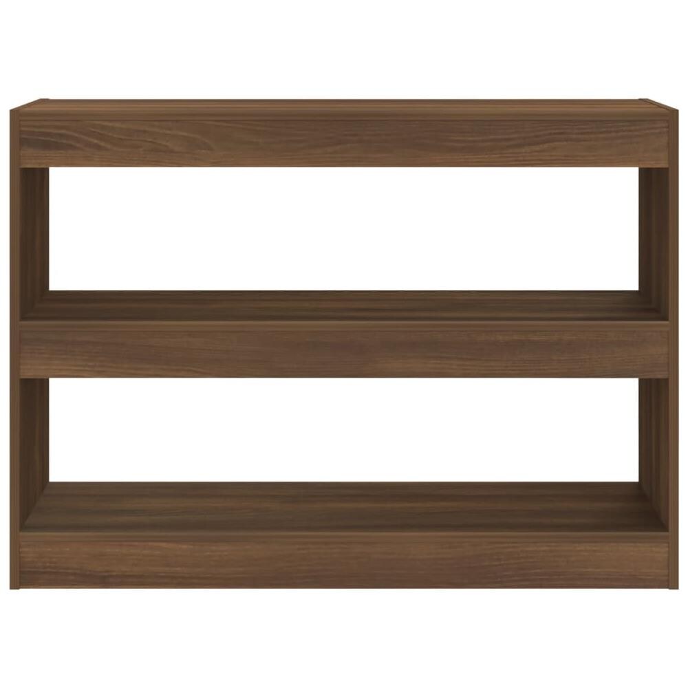 Libreria / divisorio Rovere Marrone 100x30x72 Cm - Foto 3