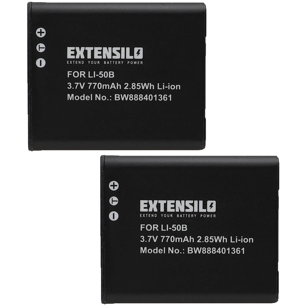 2x Accu BP-DC4 BP-41 Oplader voor Leica