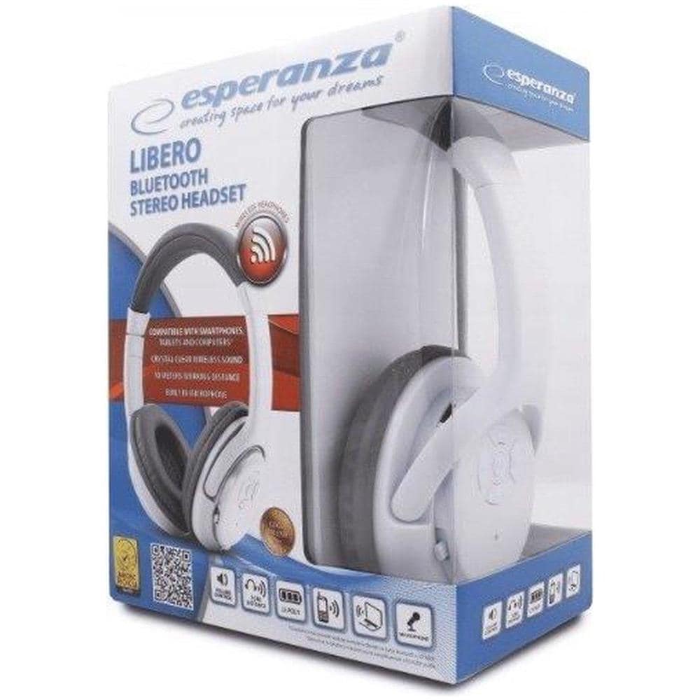 Cuffia Libero Fascia Testa Grigio e Bianco - Foto 2