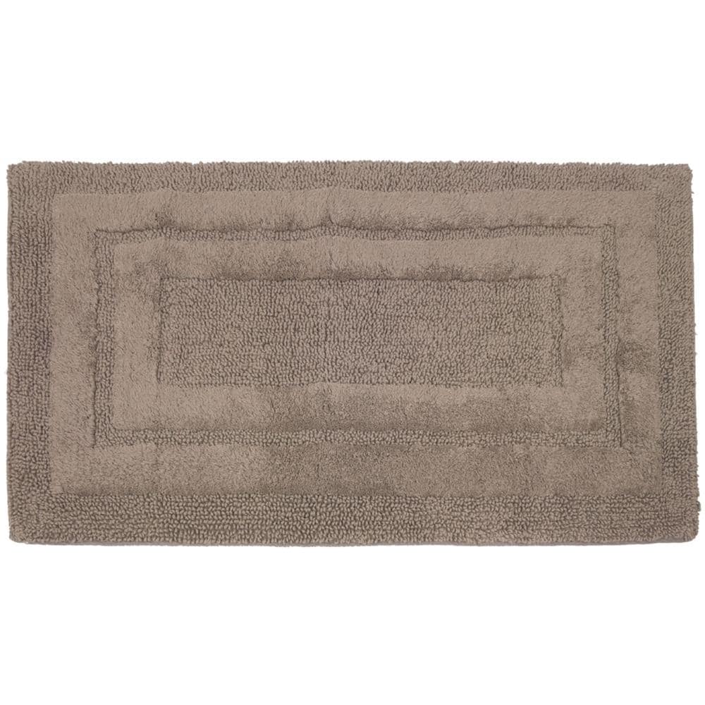 Tappeto Casa Bagno Cotone Spugna Morbida Tinta Unita Antiscivolo Sirio Castoro 55x100 Castoro - Foto 1