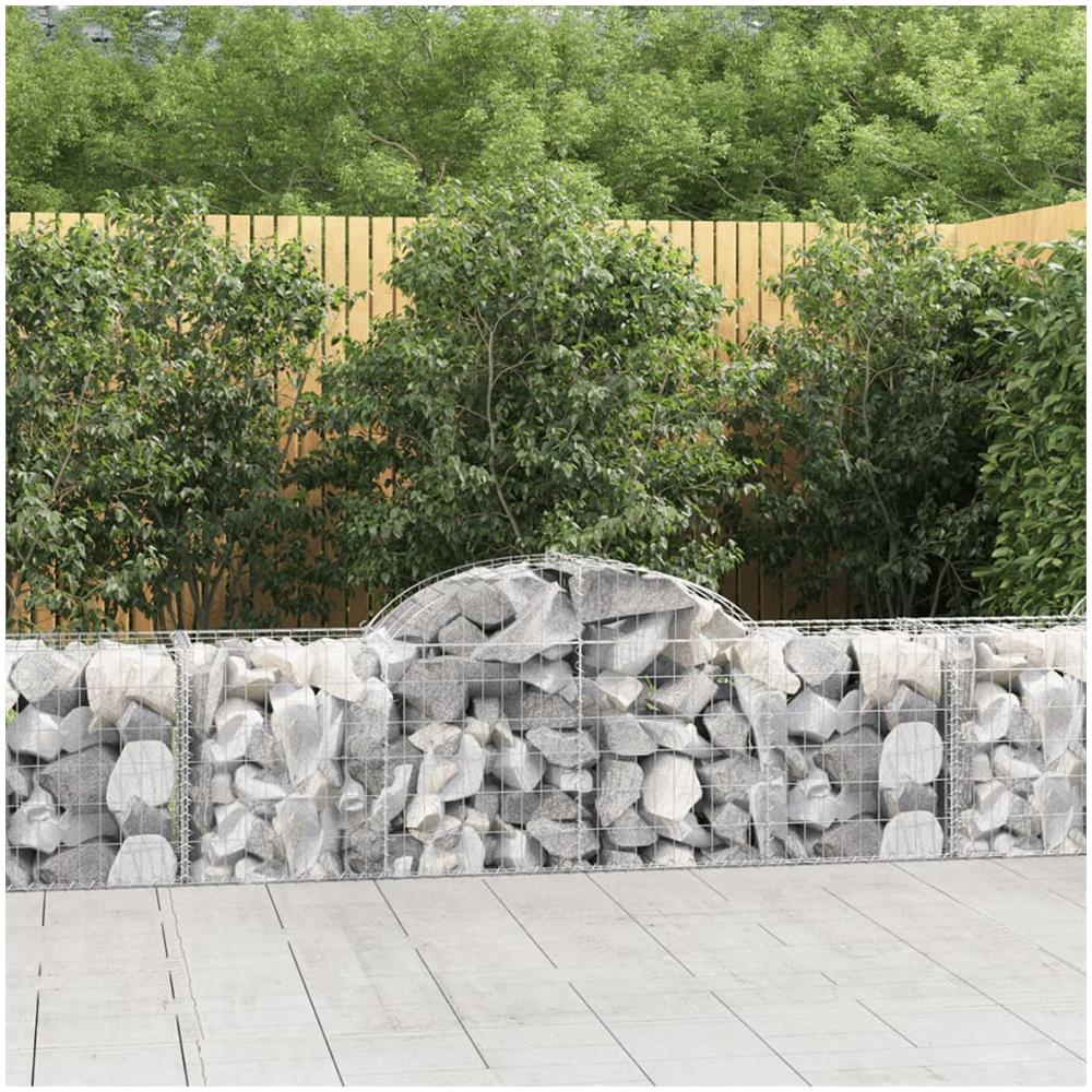 Cesti Gabbioni Ad Arco 40 Pz 200x50x60/80 Cm Ferro Zincato - Foto 1