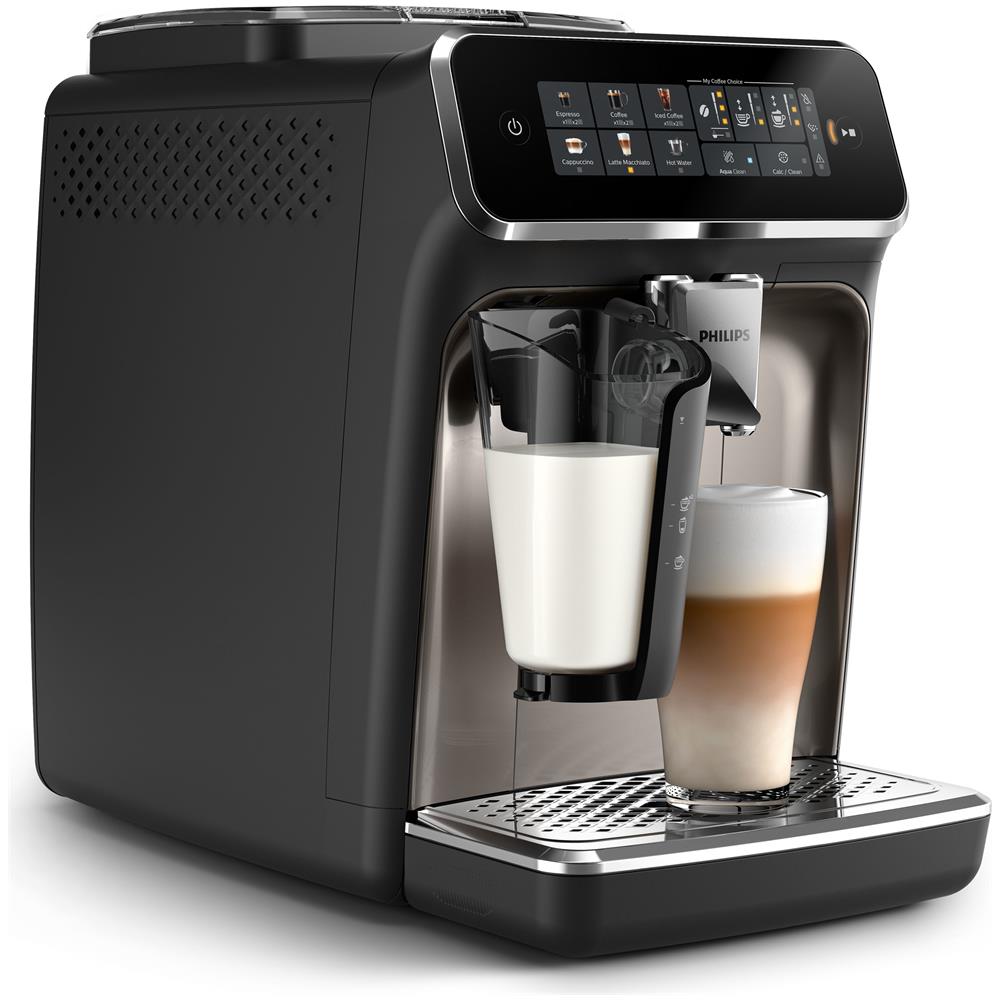 Serie 3300 Macchina da Caffè Espresso Automatica EP3347/90 Serbatoio 1.8 Lt. Potenza 230 Watt Colore Nero / Cromo - Foto 1