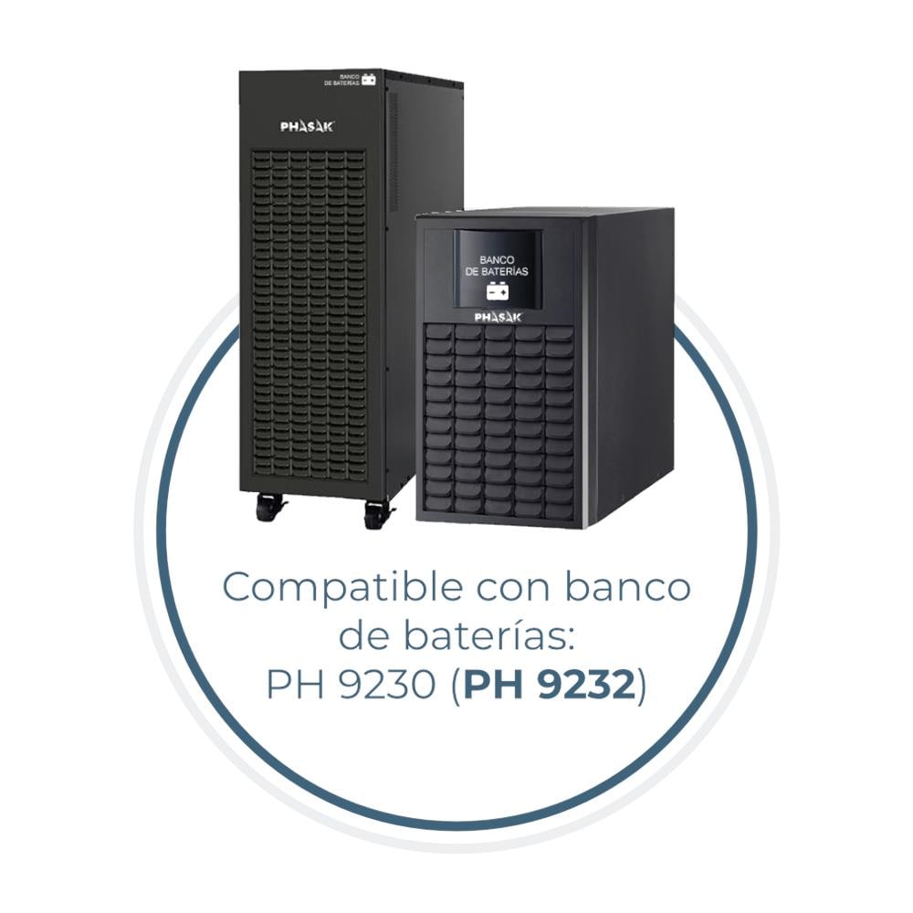 PH 9230 gruppo di continuità (UPS) Doppia conversione (online) 3 kVA 2700 W 4 presa (e) AC - Foto 7