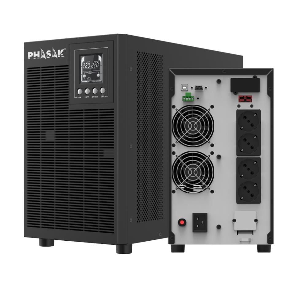 PH 9230 gruppo di continuità (UPS) Doppia conversione (online) 3 kVA 2700 W 4 presa (e) AC - Foto 1